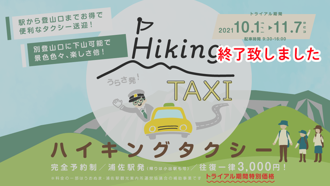うまさぎっしり新潟Suicaプレート 東京→浦佐 HT2022_hikingtaxi2021title.gif